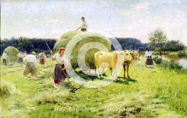 Hay-making', 1907.