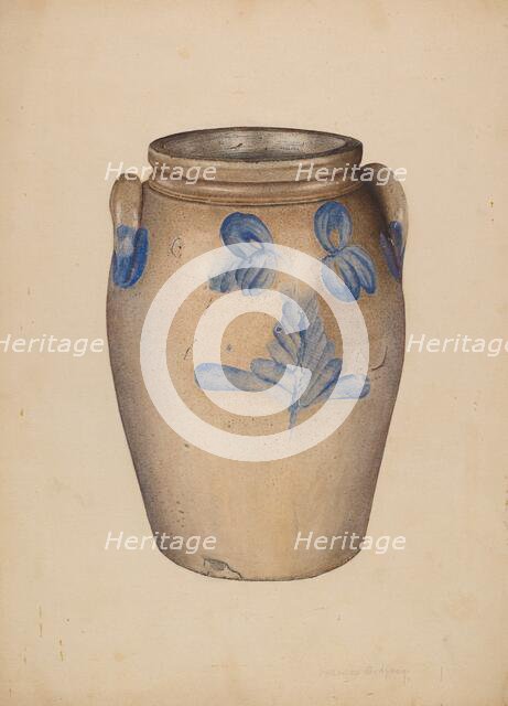 Pickle Jar, c. 1939. Creators: Frances Godfrey, LeRoy Griffith.