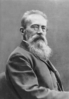 Nikolai Rimsky-Korsakov (1844 - 1908), Russian composer. Creator: Samour.