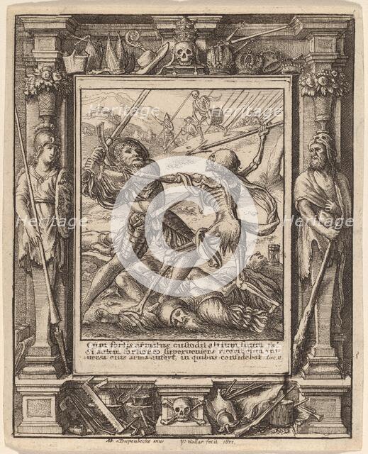 Knight, 1651. Creator: Wenceslaus Hollar.