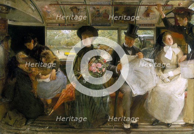'The Bayswater Omnibus', 1895.  Artist: George William Joy