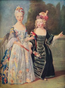 'Mademoiselle De Bethisy and her brother', c1715, (1911). Artists: Unknown, Alexis Simon Belle.