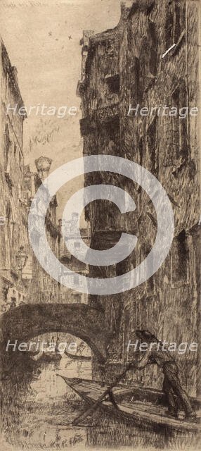 Ponte del Pistor, 1880. Creator: Otto Henry Bacher.