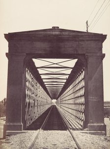 Zaragoza à Pamplona y Barcelona - Puente de Zuera, ca. 1867. Creator: Juan Laurent.