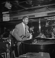 Portrait of Dizzy Gillespie, Downbeat, New York, N.Y., 1946. Creator: William Paul Gottlieb.