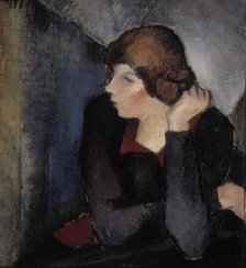 Portrait of a Woman, 1915. Creator: Alvar Cawén.