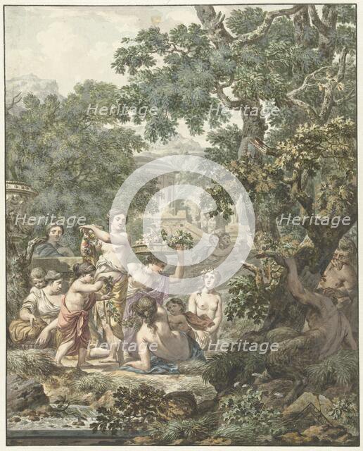 Arcadian landscape, 1765-1781. Creator: Jean Grandjean.