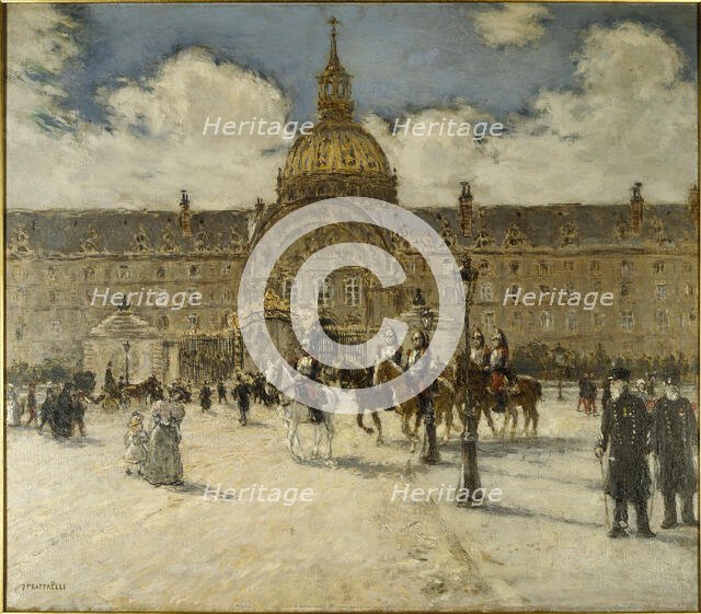 Les Invalides, c1896. Creator: Jean-François Raffaëlli.