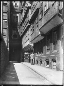 Middle Temple Lane, Temple, City of London, Greater London Authority, 1930s. Creator: Charles William  Prickett.
