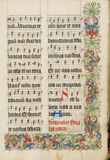 Decorated Text Page; Missal, about 1500-1505. Creator: Unknown.