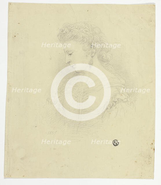 Portrait of a Young Woman, n.d. Creator: Unknown.