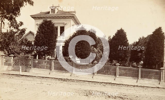 Residence of Charles Bernard. 312 Oak Street, San Francisco, California, ca. 1876. Creator: Carleton Emmons Watkins.