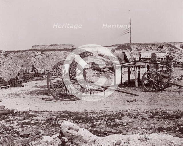 Fort Johnson, James Island, South Carolina, 1861-65. Creator: Unknown.