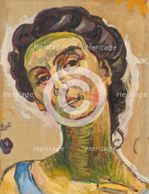 View into Infinity, Head Study, c1914. Creator: Hodler, Ferdinand (1853-1918).