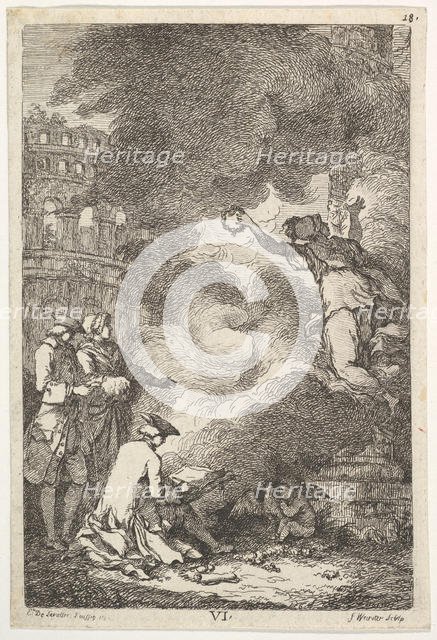 A Visit to Rome in 1764, 1764. Creator: Franz Edmund Weirotter.