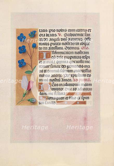 Hours of Queen Isabella the Catholic, Queen of Spain: Fol. 38v, c. 1500. Creator: Master of the First Prayerbook of Maximillian (Flemish, c. 1444-1519); Associates, and.