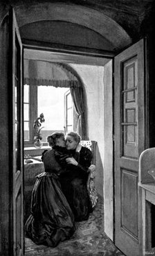 Adam Johnstone's Son: "Mother, sweet! Of course I love you!", 1895. Creator: George Meisenbach.