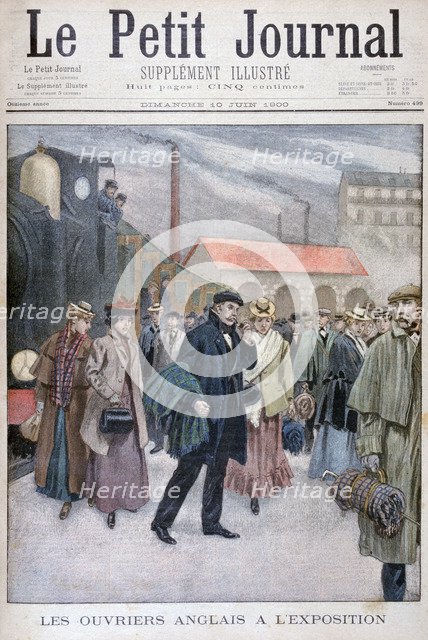 English people visiting the Universal Exhibition of 1900, Paris, 1900. Artist: Unknown