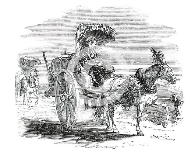 Roman Wine Cart, 1850. Creator: Unknown.