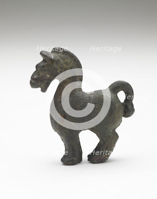 Standing horse, Han dynasty, possibly 1st-2nd century. Creator: Unknown.