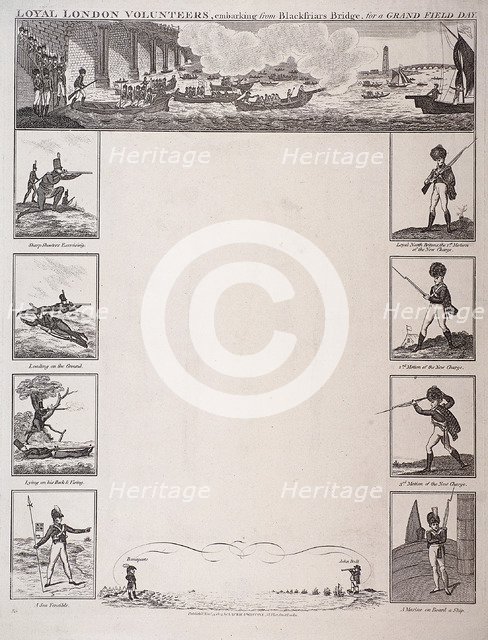 Loyal London Volunteers, 1804. Artist: Anon