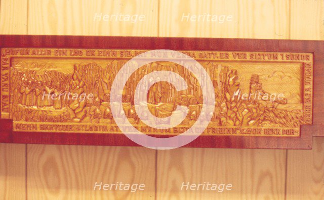 Meeting of the Thing (Iceland's Democratic Parliament) in AD1000. Artist: Unknown.