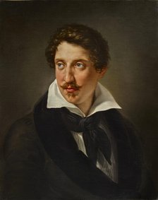 Portrait of Count Francesco Borgia (1794-1861), before 1825. Creator: Hayez, Francesco (1791-1882).