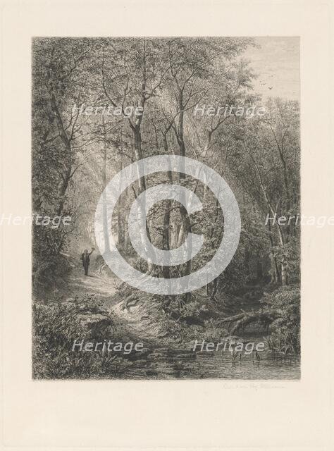 Spring, 1871. Creator: Eduard Willmann.