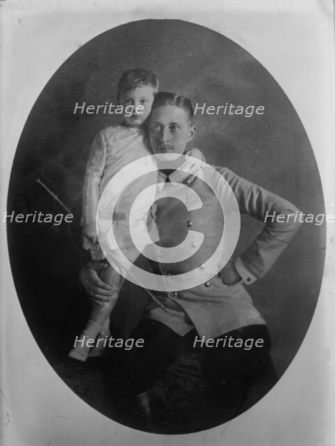 Crown Prince of Germany and Prince William, 1910. Creator: Bain News Service.