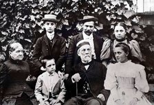 Louis Pasteur's Family, c. 1890.