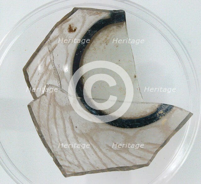 Bottom of a Vessel, Coptic, 4th-early 5th century. Creator: Unknown.