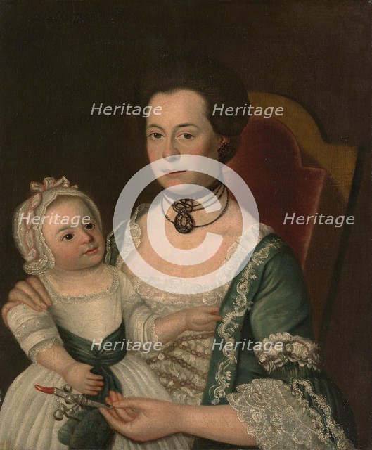 Mrs. Jacob Hurd and Child, ca. 1762. Creator: William Johnston.