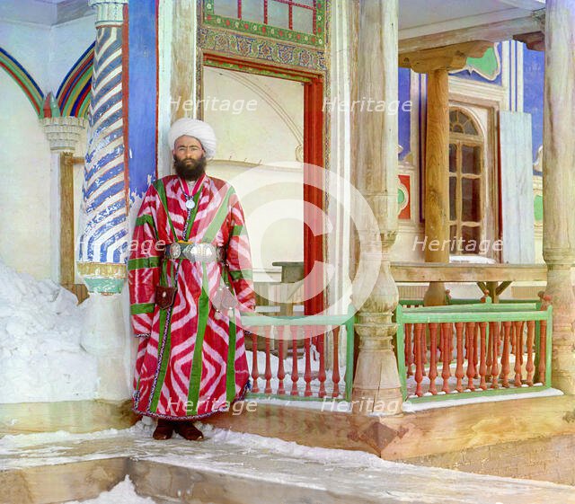Bureaucrat, Bukhara, between 1905 and 1915. Creator: Sergey Mikhaylovich Prokudin-Gorsky.