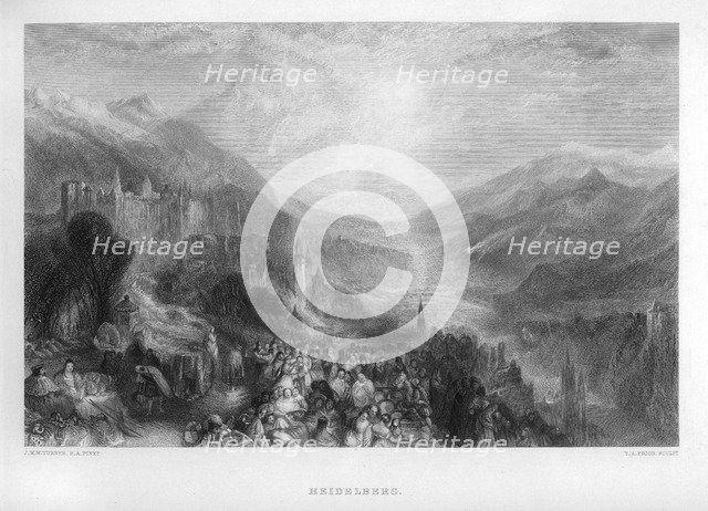'Heidelberg', 19th century.Artist: TA Prior