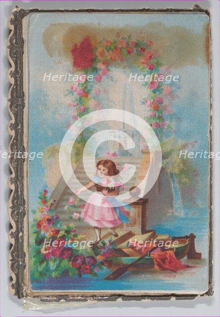 Valentine - Mechanical -- four layers, merrymaking, ca. 1875., ca. 1875. Creator: Anon.