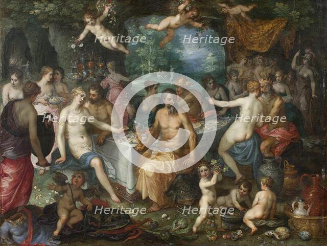 The Feast of the Gods. The Wedding of Peleus and Thetis, 1589-1632. Creators: Johannes Rottenhammer the elder, Jan Brueghel the Elder, Hendrick van Balen.