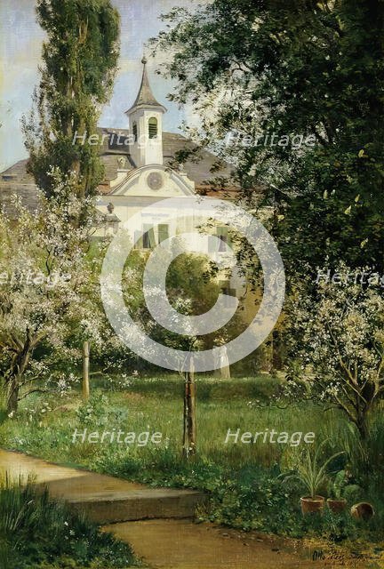 Gerasdorf Castle, 1891. Creator: Otto Seraphim Peters.