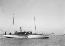 The steam yacht 'Dorothy'. Creator: Kirk & Sons of Cowes.