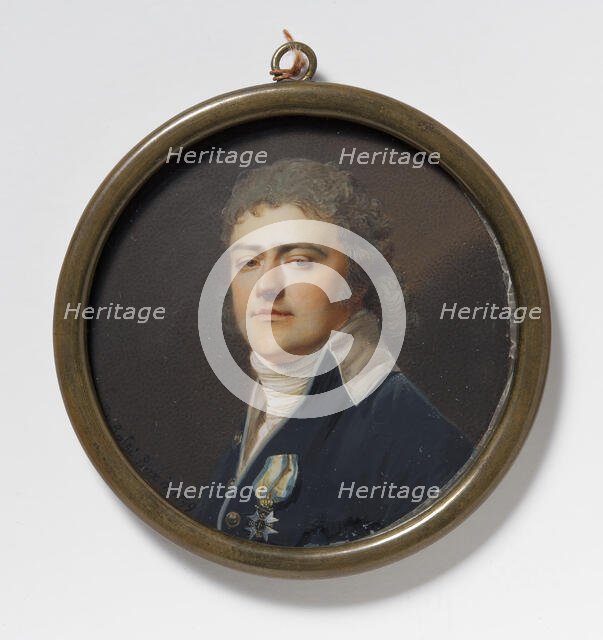 Carl Henrik Posse, 1767-1843, Count, military officer, 1799. Creator: Giovanni Domenico Bossi.
