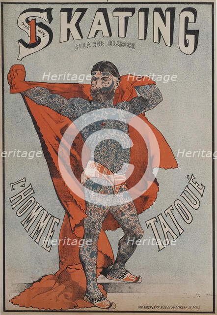 L'Homme tatoué (The Tattooed Man). Creator: Anonymous.