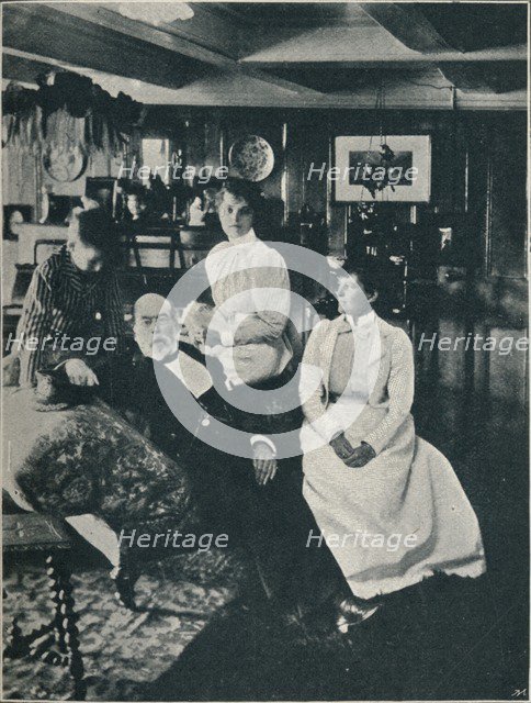'Captain Bourchier, his Daughter, and Grand-Daughter', c1900, (1910). Artist: Unknown.