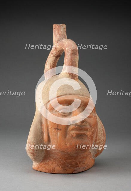 Portrait Vessel in the Form of a Ruler, 100 B.C./A.D. 500. Creator: Unknown.