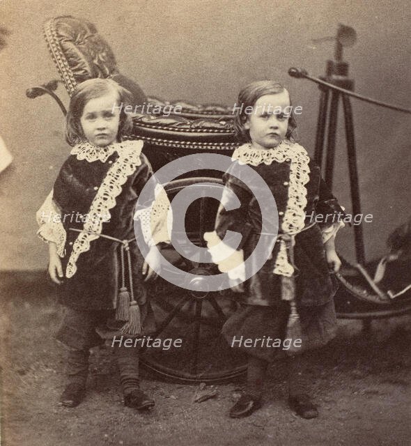 Eddie and Charlie Campbell, 1858-61. Creator: Unknown.