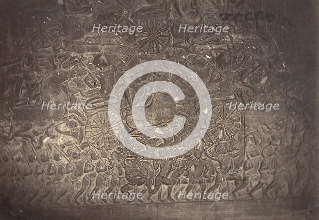 Bas-relief de la Grande Galerie de la Pagode, 1866. Creator: Emile Gsell.