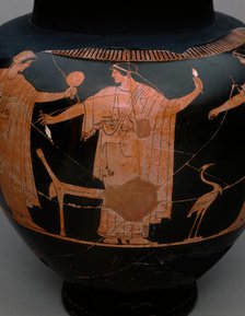 Stamnos (Mixing Jar), 480-470 BCE. Creator: Syriskos.