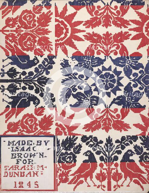 Coverlet, c. 1937. Creator: Katherine Hastings.