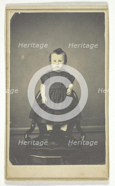 Untitled (Portrait of Seated Girl), 1850/99. Creator: Unknown.