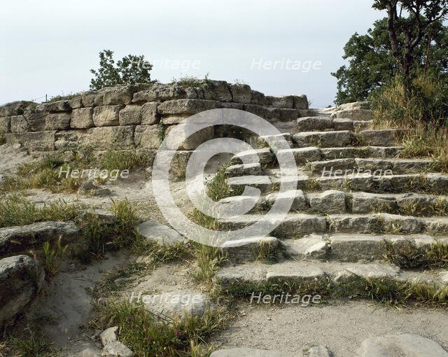 Northwest tower, Troy, Turkey, Bronze age, 2500-2300 BC (2000). Creator: Unknown.