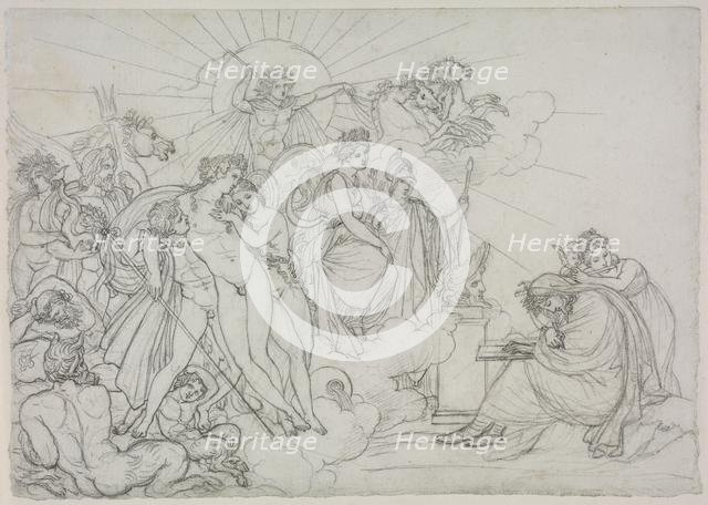 Invocation to the Divinities who preside over Agriculture from Virgil's "Georgics", after 1798. Creator: Anne-Louis Girodet de Roucy-Trioson (French, 1767-1824).