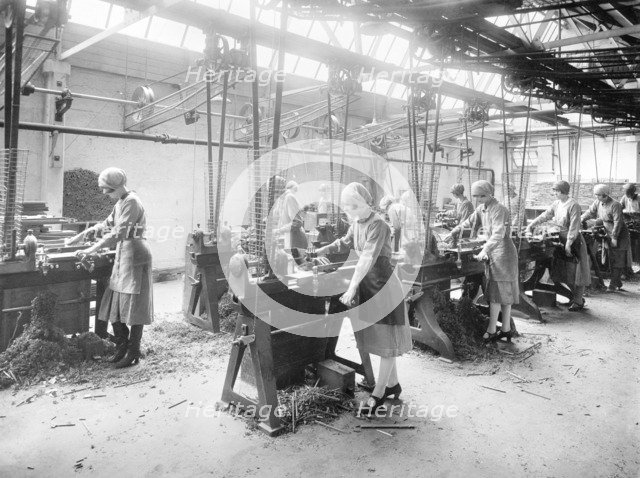 Reeves Factory, Bush Hall Park, London, 1920. Artist: Unknown